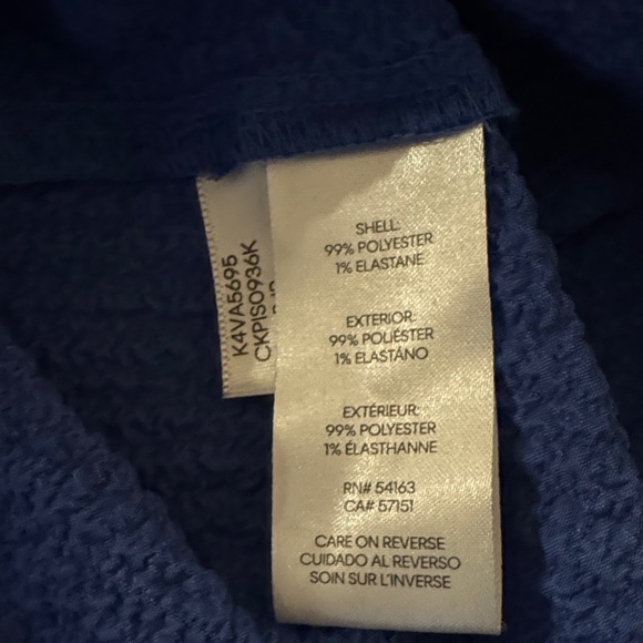 Calvin Klein Royal Blue Button-Up Blouse - Picture 5 of 7